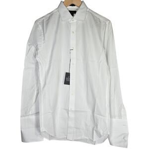 J. Crew Ludlow Premium fine cotton dress shirt french cuffs White‎ 14.5/32 BN130